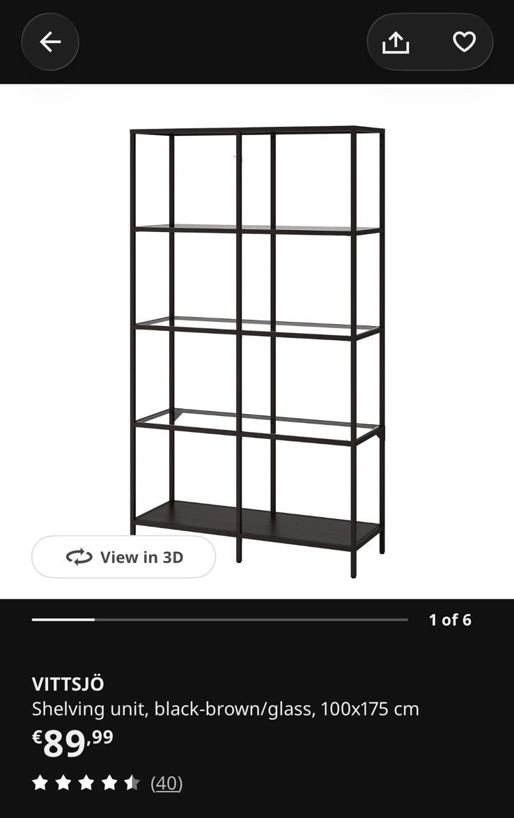 Vittsjo Ikea kast, Ophalen, Zo goed als nieuw