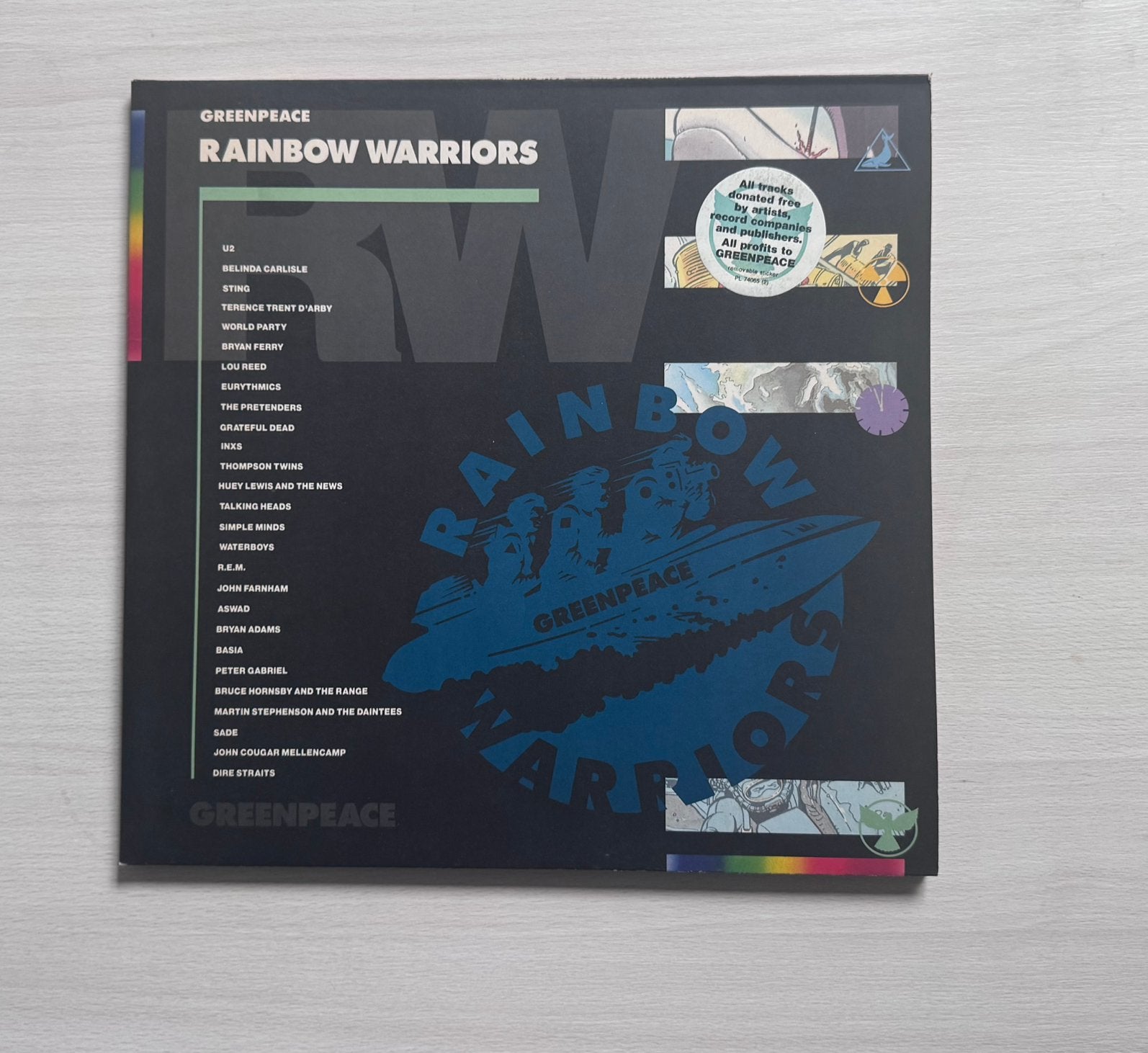 Greenpeace - Rainbow Warrior (UK - 1989), Ophalen of Verzenden, Zo goed als nieuw