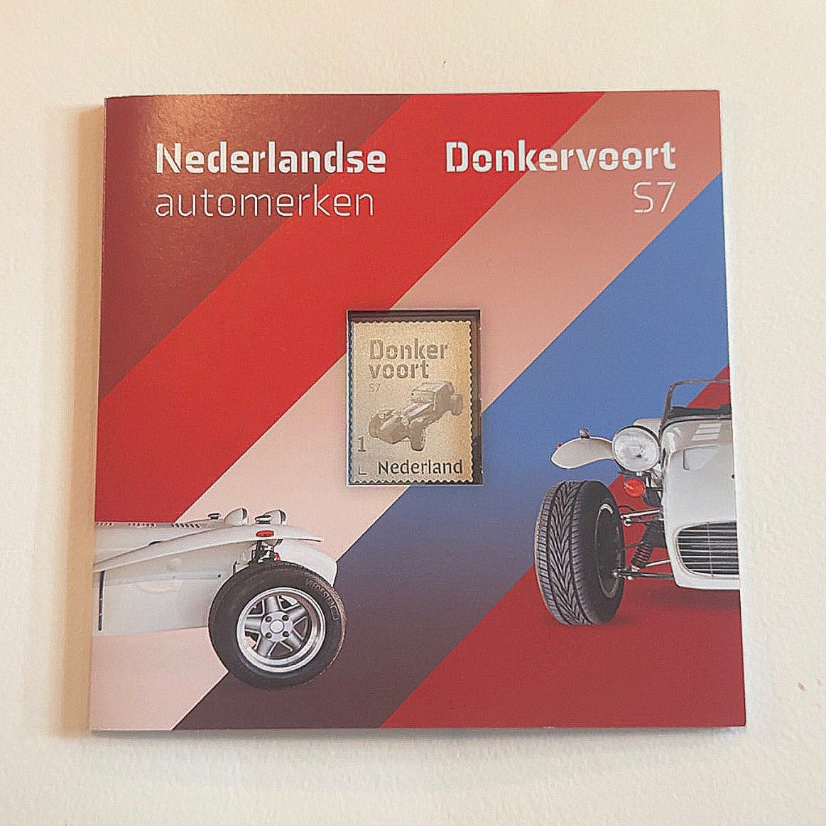 Zilveren postzegel Donkervoort S7 - Nederlandse automerken, Ophalen of Verzenden, Na 1940, Postfris