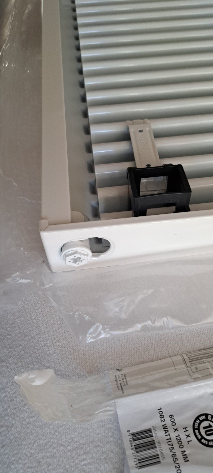 radiator paneel nieuw !! zijaansluiting 60 h x 120 b, Ophalen, 30 tot 80 cm, Radiator, Nieuw
