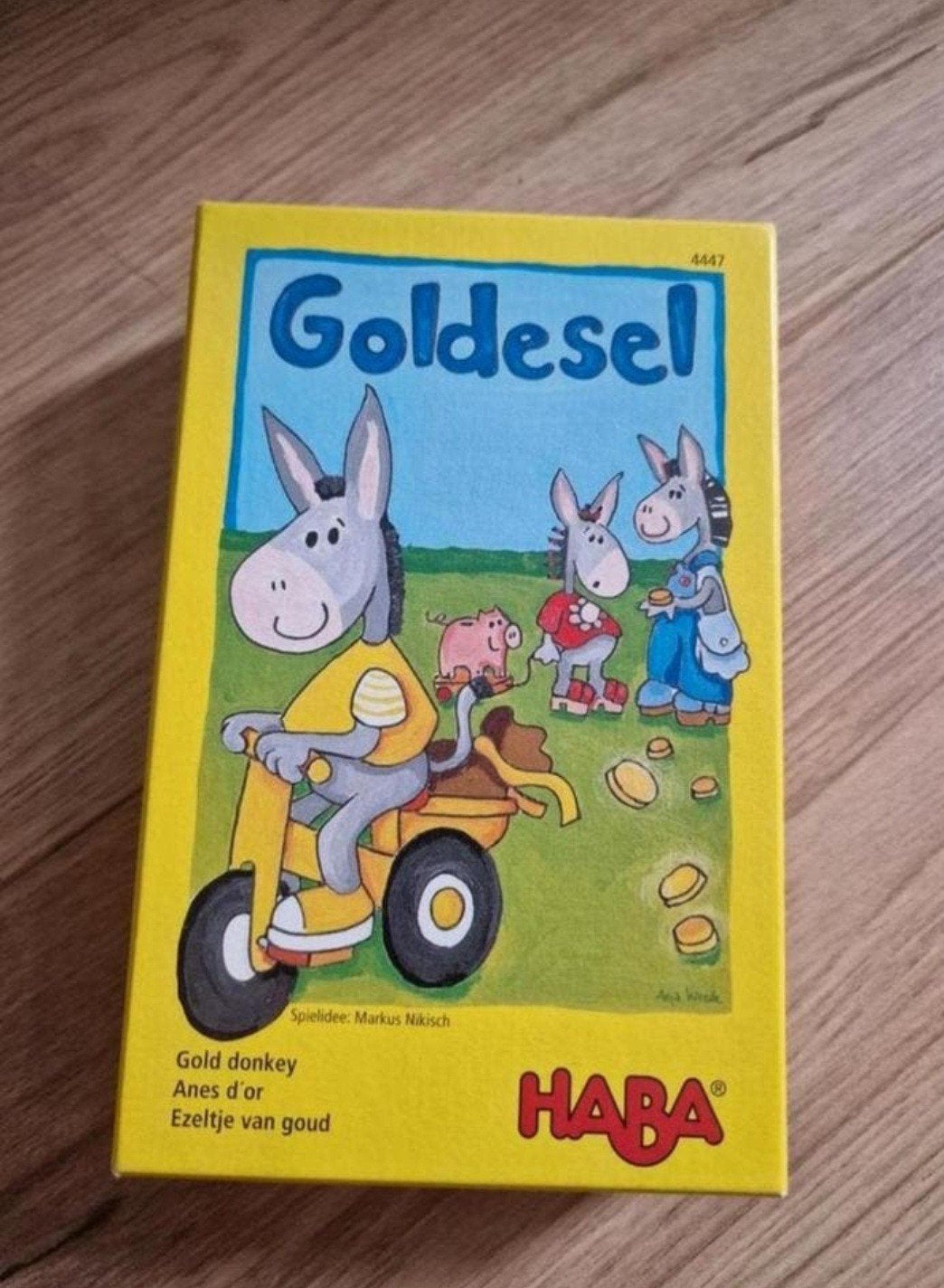 Goldesel HABA spel - zgan, Ophalen of Verzenden, Zo goed als nieuw