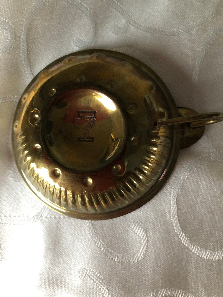 Een charmante vintage tastevin, wijnproefbakje, Ophalen of Verzenden, Zo goed als nieuw, Hout, Minder dan 5 flessen
