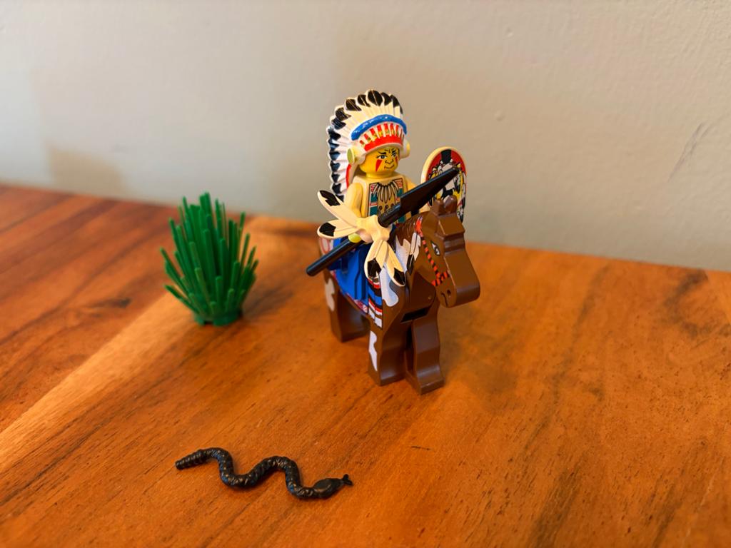 LEGO 6709 Tribal Chief - Vintage Indianen Minifiguur, Kinderen en Baby's, Speelgoed | Duplo en Lego, Lego, Ophalen of Verzenden