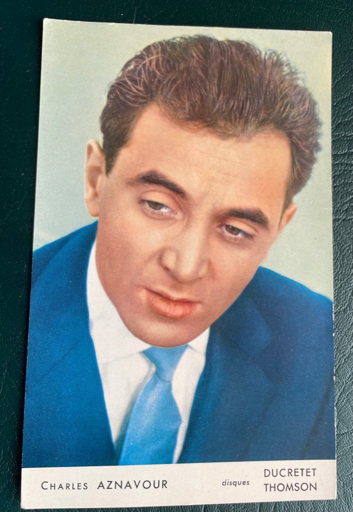 ansichtkaart / kaart van Charles Aznavour., Verzenden, 1960 tot 1980, Sterren en Beroemdheden