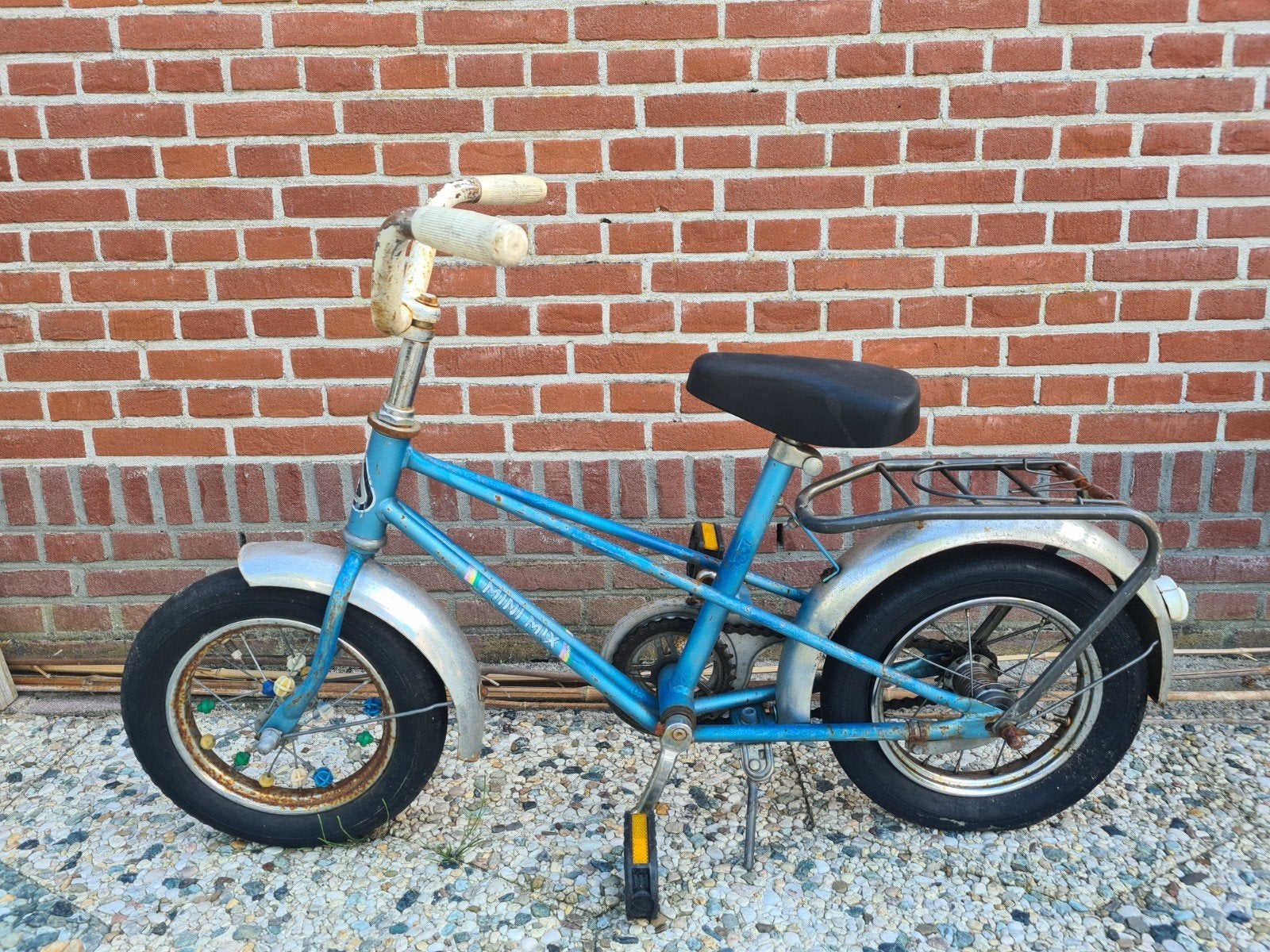 Vintage Mini Mix kinderfiets leuk bij VW busje T2B, Ophalen, Gebruikt, Minder dan 16 inch