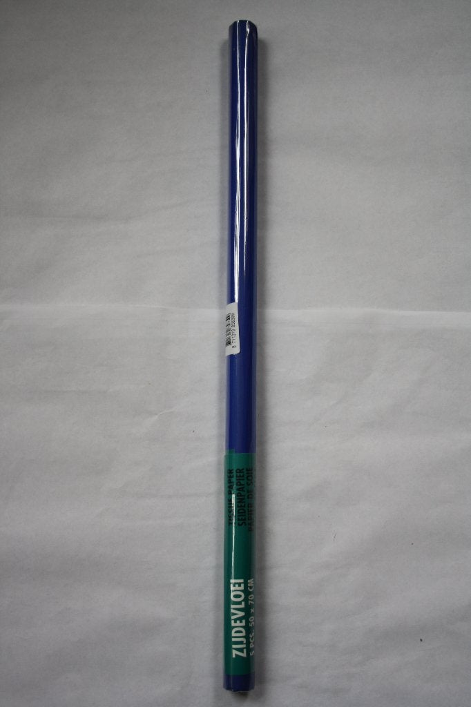 5 rol zijdevloeipapier marineblauw, Verzenden, Nieuw, Papier of Karton, Blauw