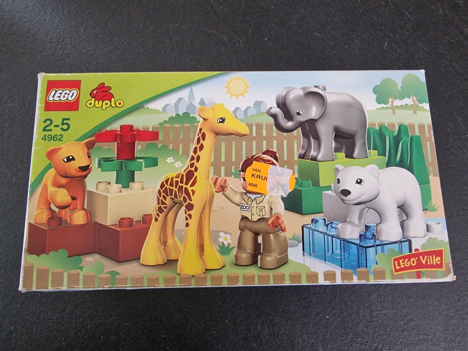 lego duplo dierentuin in doos, Ophalen, Compleet, Zo goed als nieuw, Duplo