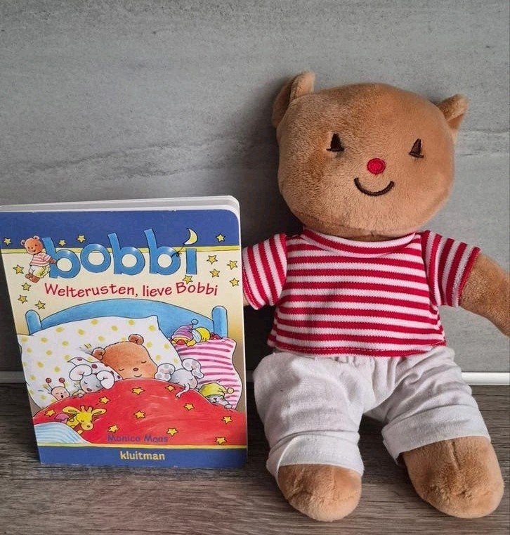 Bobbi Welterusten, lieve Bobbi boek (excl knuffel), Ophalen of Verzenden, Zo goed als nieuw, Monica Maas, 2 tot 3 jaar