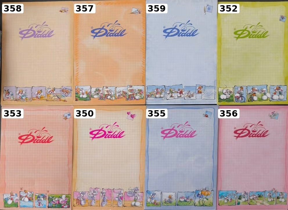 Diddl blaadjes  - Kleur A5, Verzamelen, Diddl, Verzenden, Diddl, Zo goed als nieuw, Overige typen