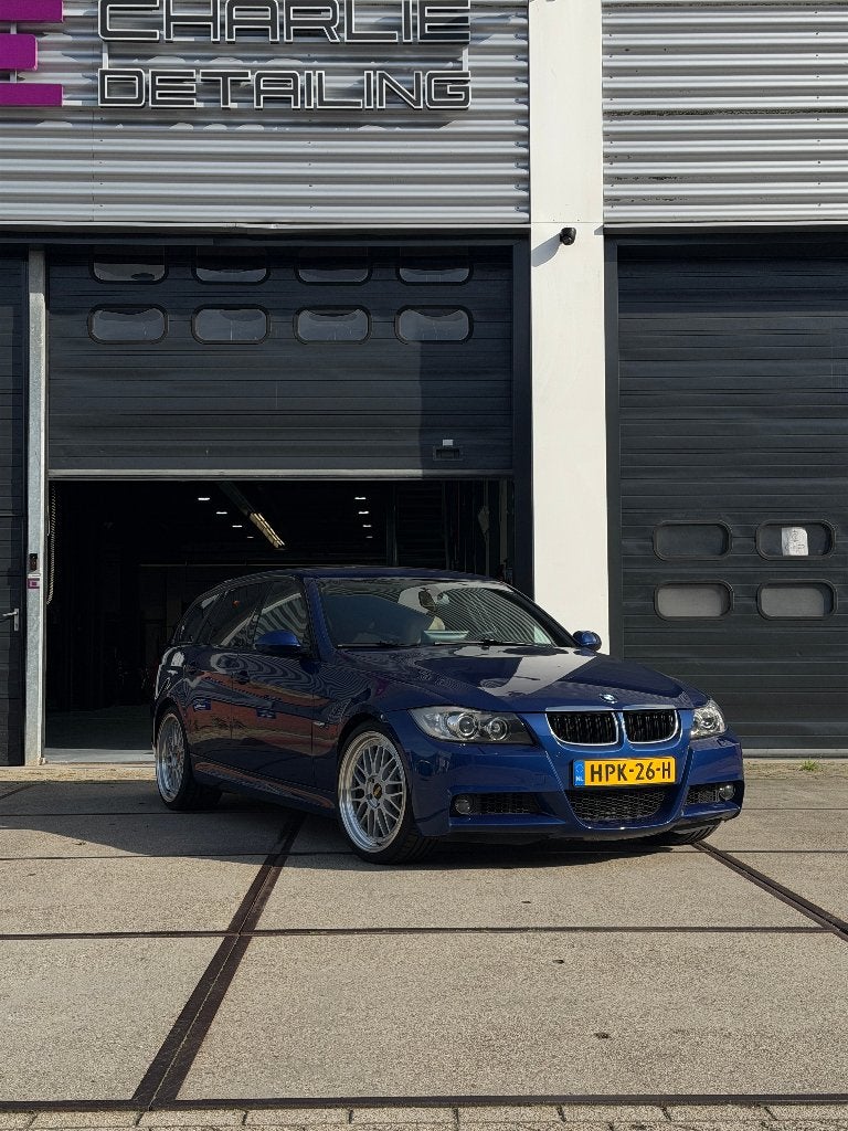 BMW 335xi E91 Touring - X-Drive, Beige, Blauw, Leder, Stationwagon