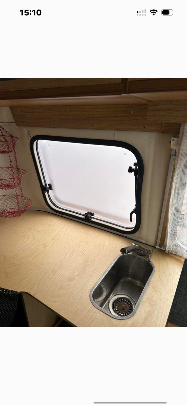 Gezocht! Transparant raam voor onze Biod TL 350 caravan, Ophalen, Gebruikt