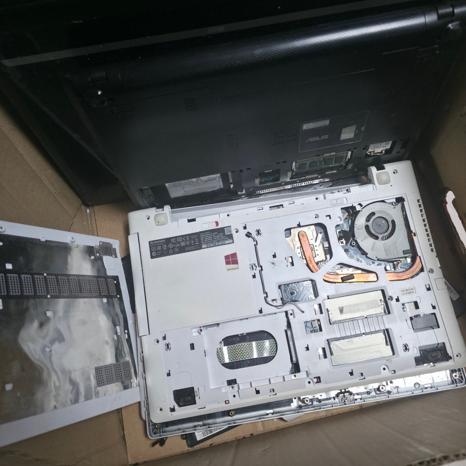 Diverse laptop onderdelen: Lenovo, Asus, Medion, Ophalen, Niet werkend, 8 GB, Lenovo, Asus, Medion