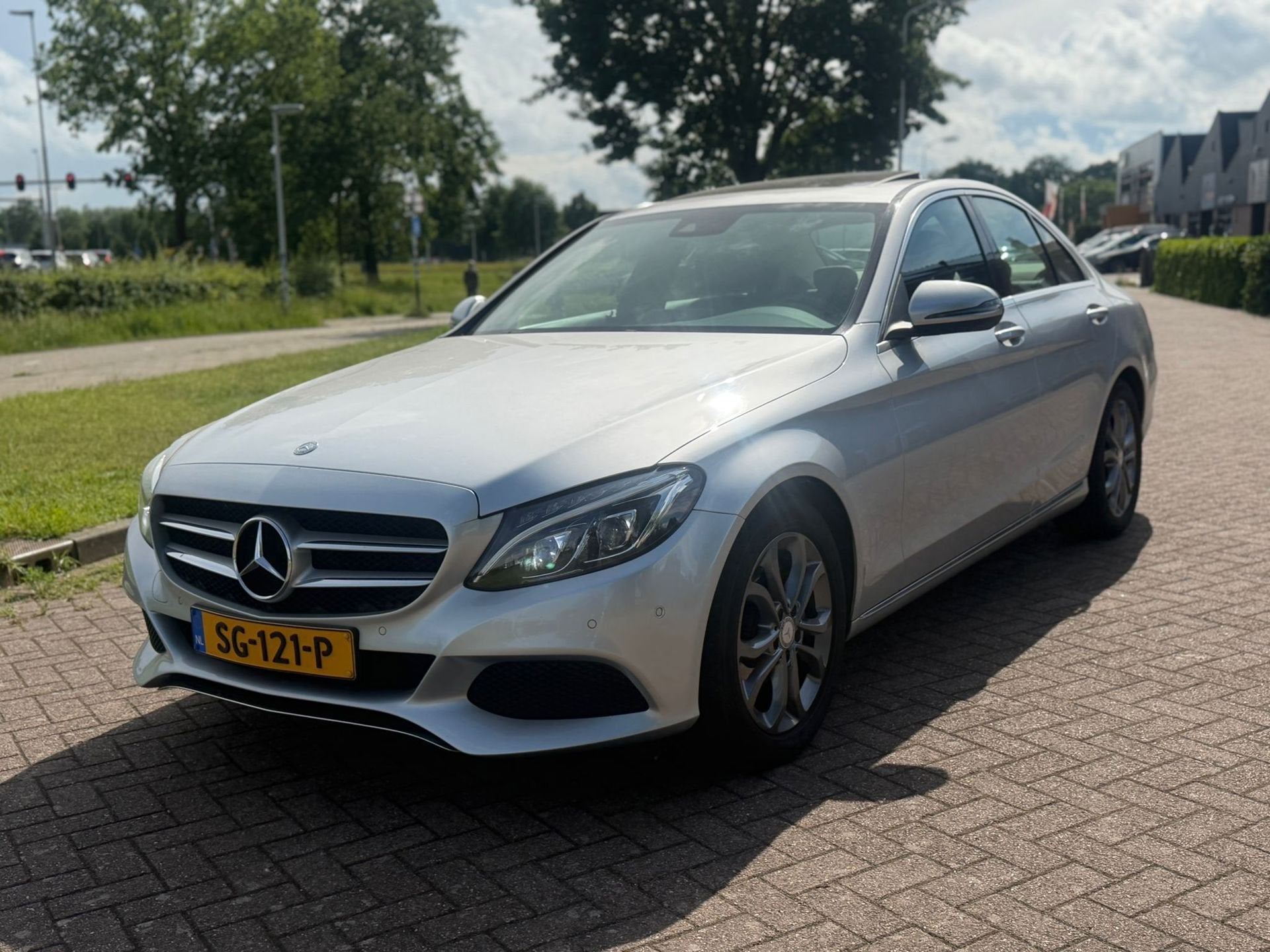 Mercedes-Benz C-klasse 220 CDI Premium Plus-nette auto- dies, Auto's, Automaat, Achterwielaandrijving, Euro 6, 4 cilinders