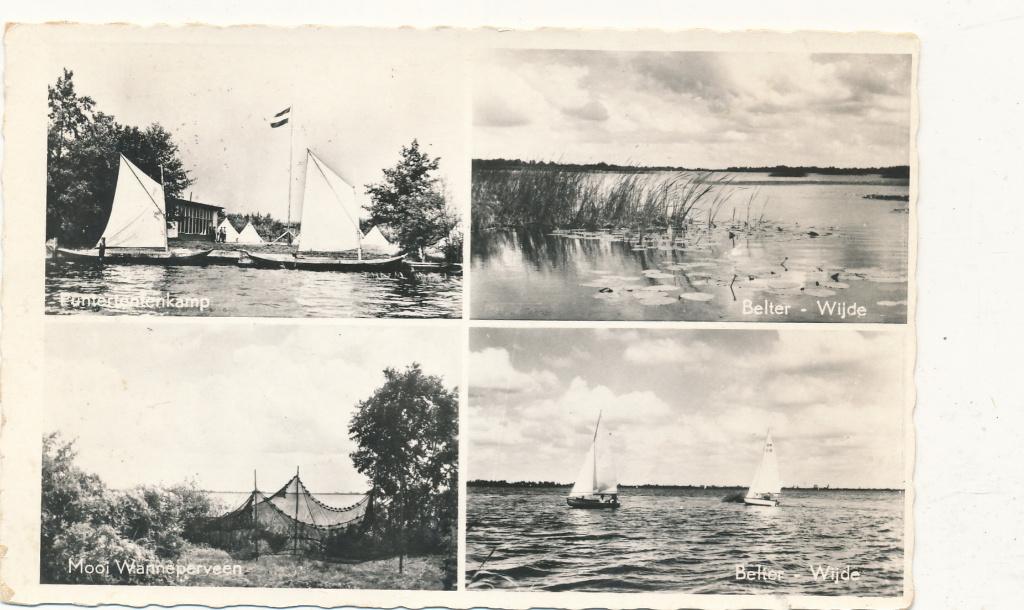 9520 mooi Wanneperveen Uitg. J. Wink,, Ophalen of Verzenden, 1940 tot 1960, Overijssel