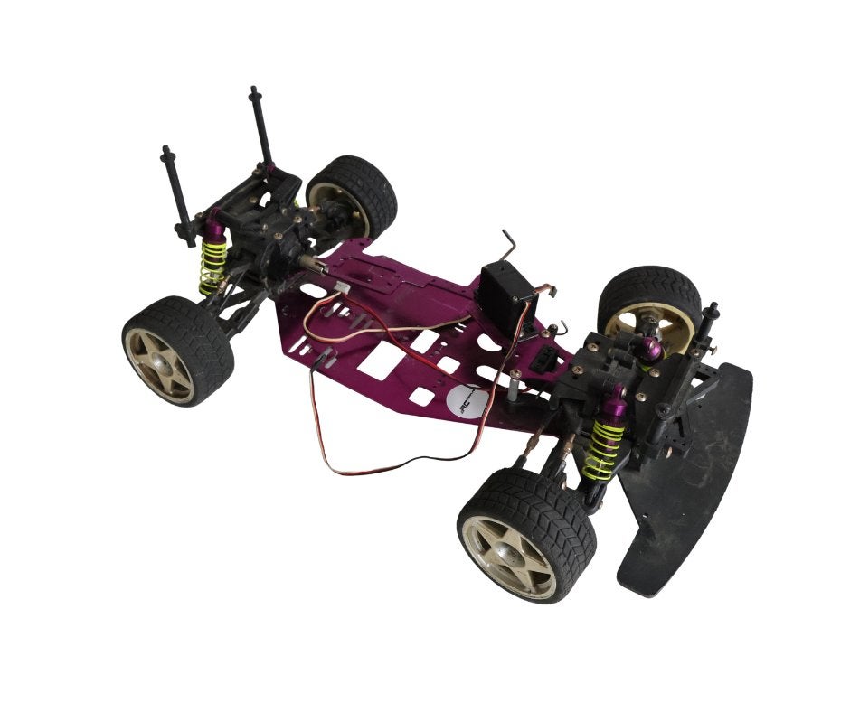1/10 onroad rc auto chassis, Ophalen of Verzenden, Gebruikt