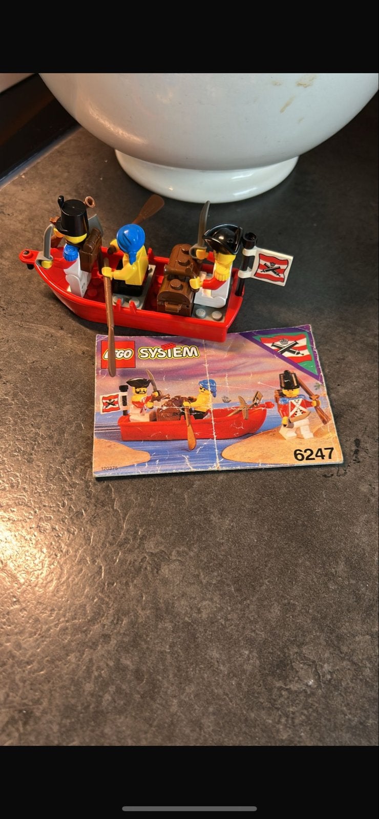 Lego Pirates 6247 Bounty Boat met instructies, Gebruikt, Lego, Compleet, Complete set