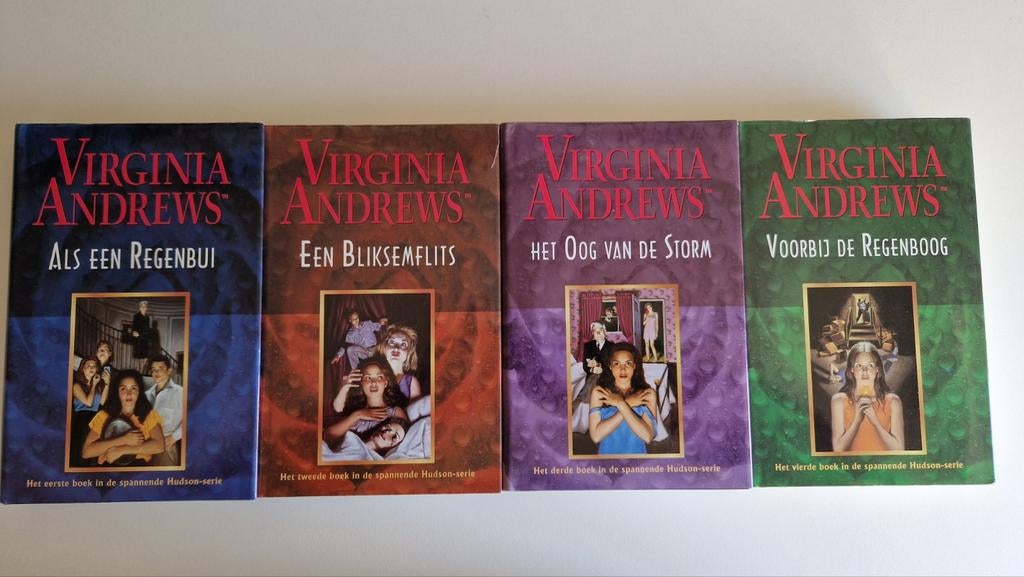 Virginia Andrews Hudson-serie: 4 boeken, Ophalen, Gelezen, Virginia Andrews, Nederland