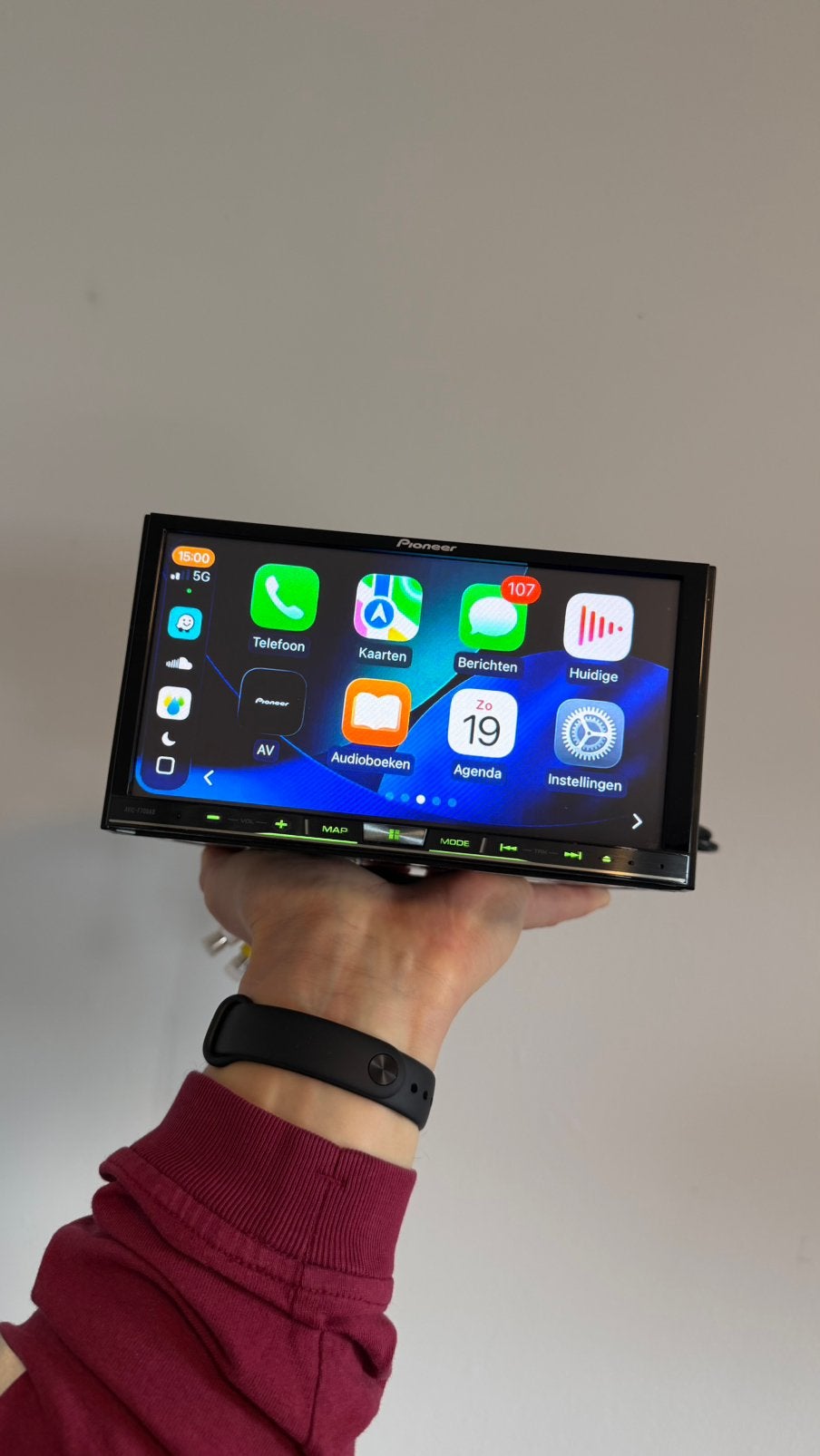 Pioneer AVIC-F70DAB + carlinkit draadloos carplay / android, Ophalen of Verzenden, Zo goed als nieuw