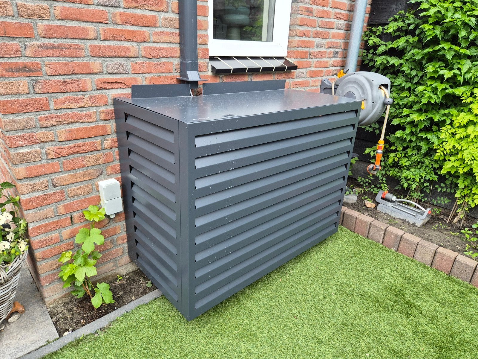 Airco omkasting - Zo goed als nieuw (L110xH80xD55 cm), Witgoed en Apparatuur, Airco's, Ophalen, Gebruikt, Ventileren, 3 snelheden of meer