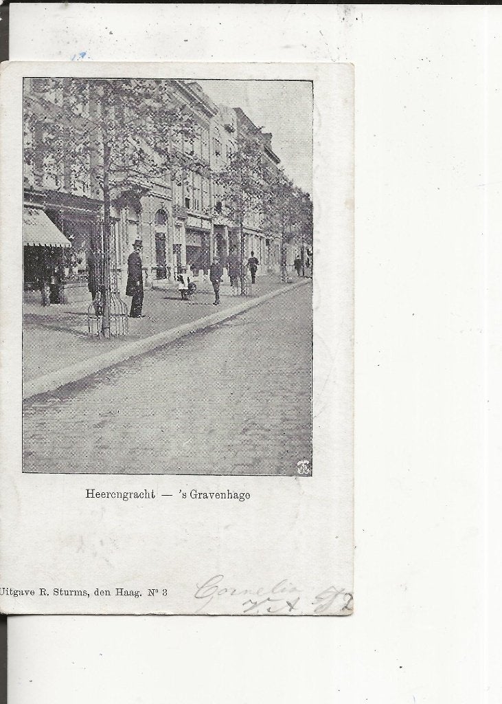 Den Haag Heerengracht 24 aug 1904 R Sturms, Ophalen of Verzenden, Voor 1920, Gelopen, Zuid-Holland