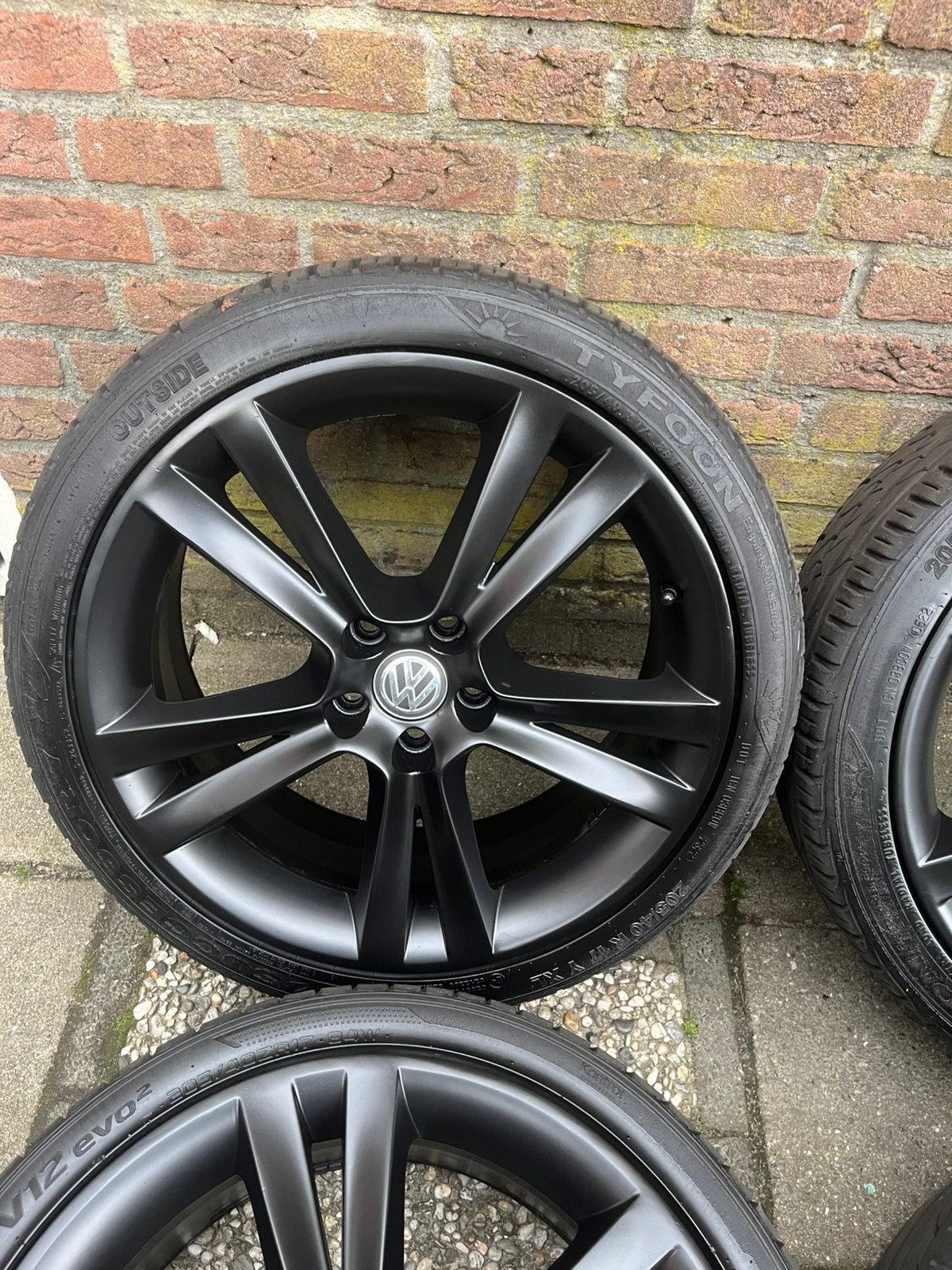 17 inch polo/A1 velgen met zomerbanden 215/40/17 inch 5x100, Auto-onderdelen, Banden en Velgen, Ophalen, Velg(en), 16 inch, 195 mm