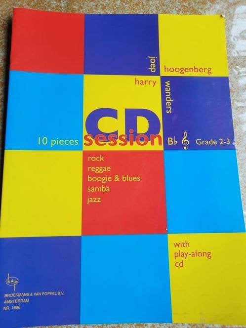 Bb-gr. 2-3: CD Session voor Sopraan en/of Tenor Sax-rock etc, Overige genres, Saxofoon, Ophalen of Verzenden, Zo goed als nieuw