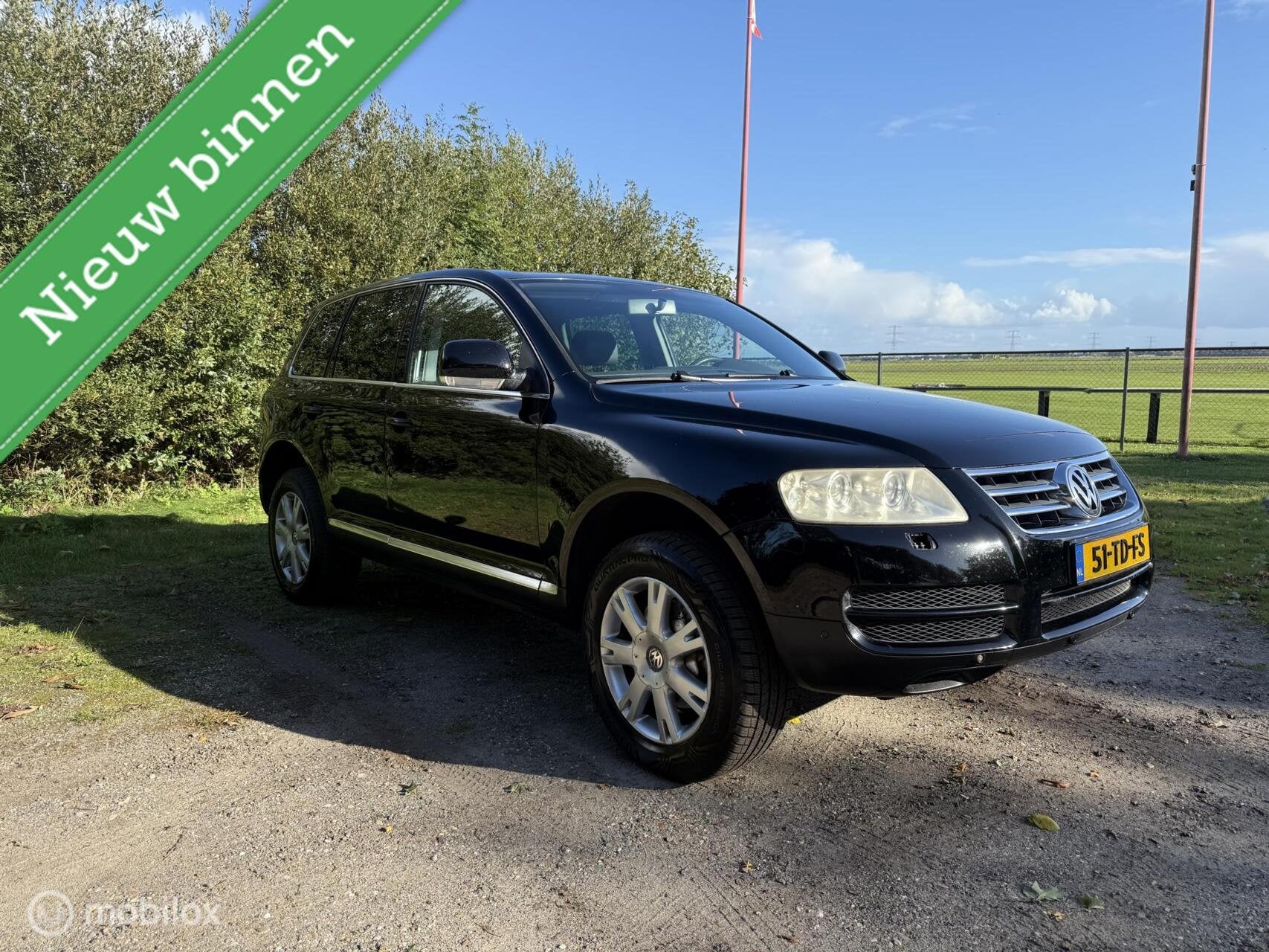 Volkswagen Touareg 3.2 V6 – Zeer nette auto!, Automaat, Gebruikt, Zwart, 3189 cc