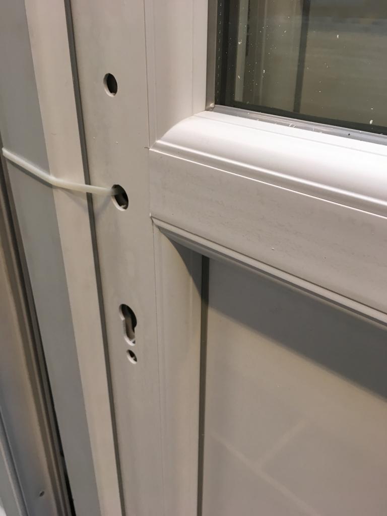 Kunststof buitendeur 98 x 204 1/2 glas, Kunststof, Deurkozijn, Niet ingevuld, Nieuw