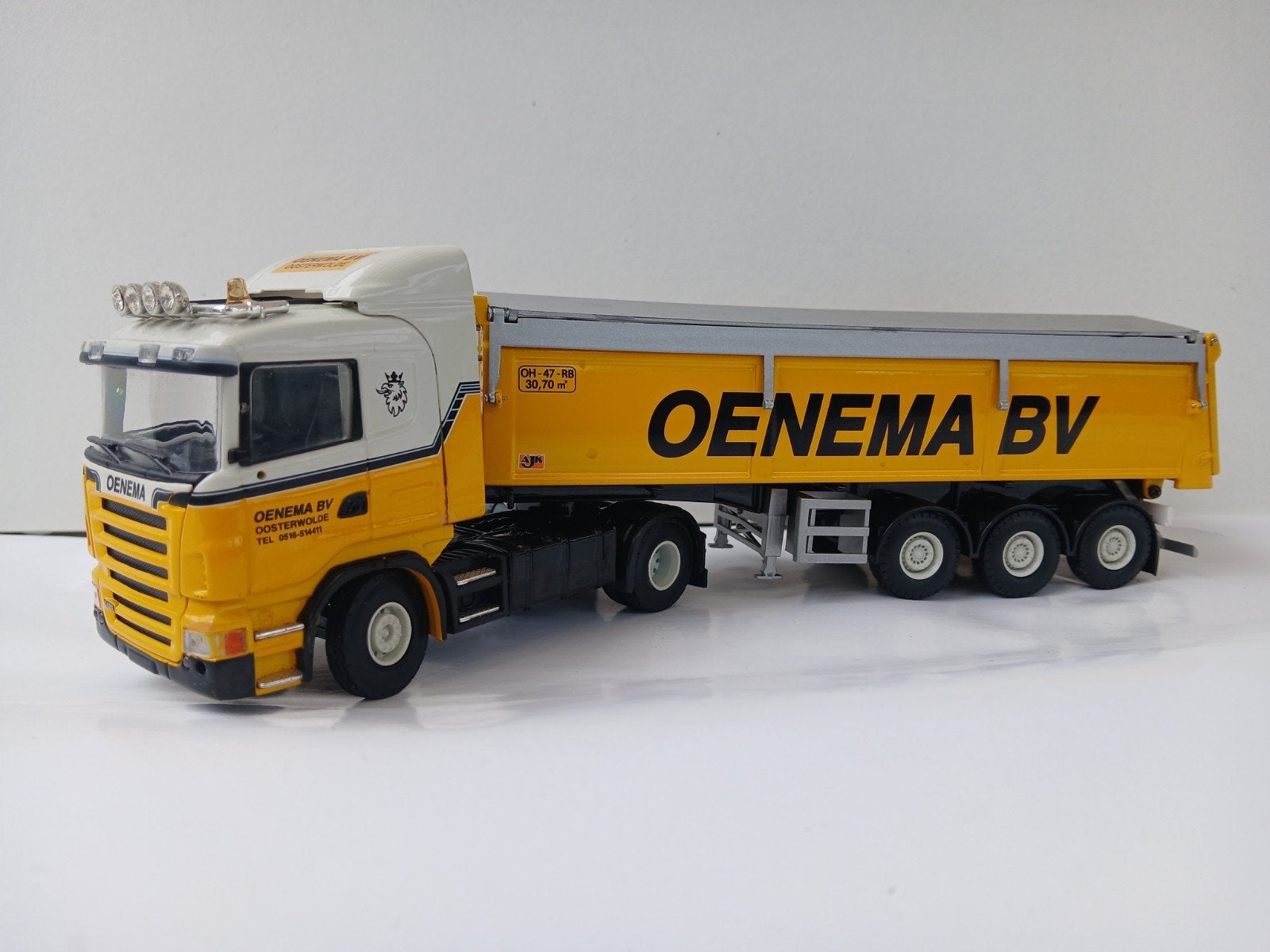 Lion Toys Scania R 420 " Oenema BV ", Ophalen of Verzenden, Zo goed als nieuw, Bus of Vrachtwagen, Lion Toys