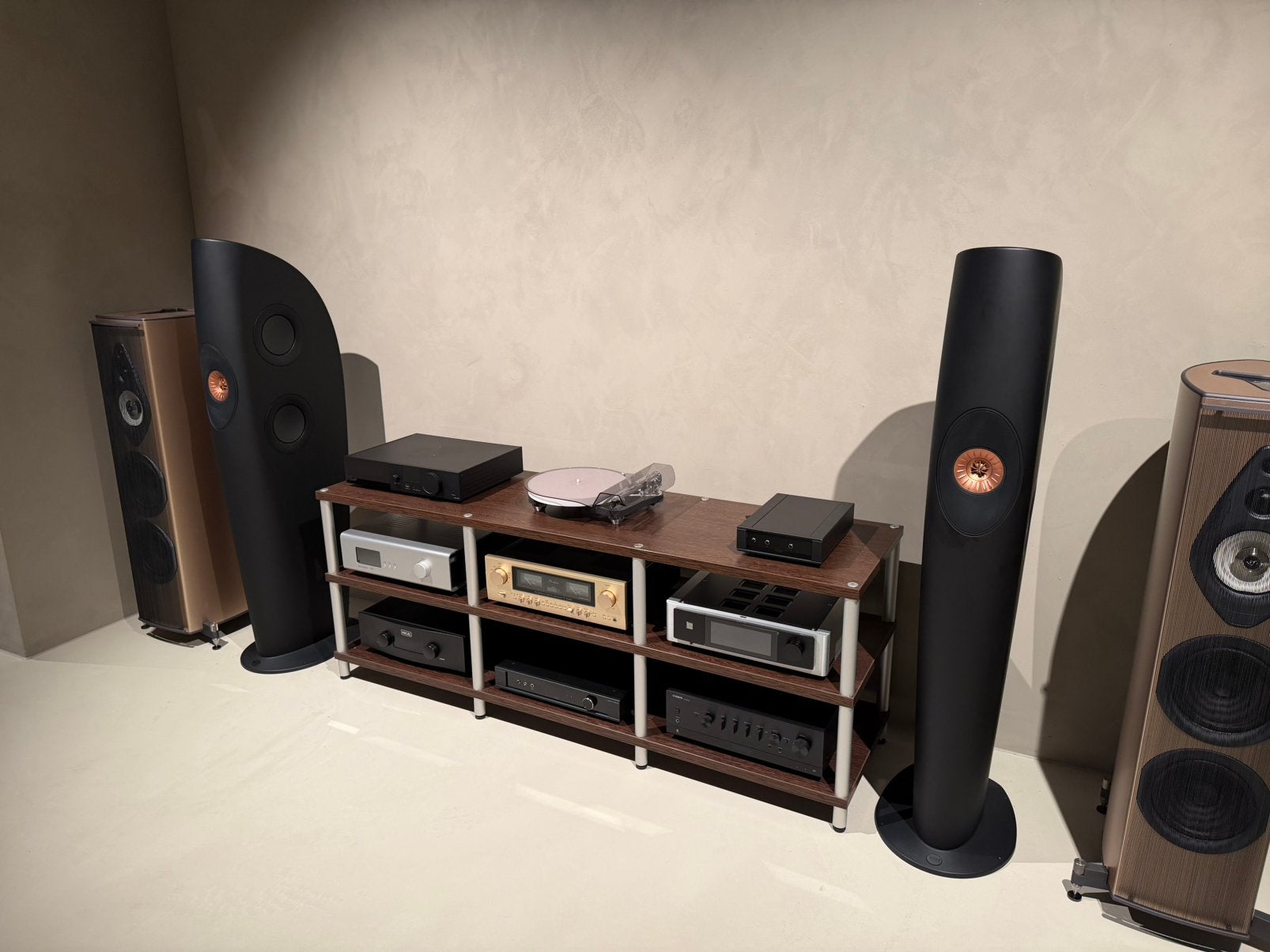 KEF Blade Two matzwart/copper, Audio, Tv en Foto, Luidsprekers, Ophalen of Verzenden, Zo goed als nieuw, Overige merken