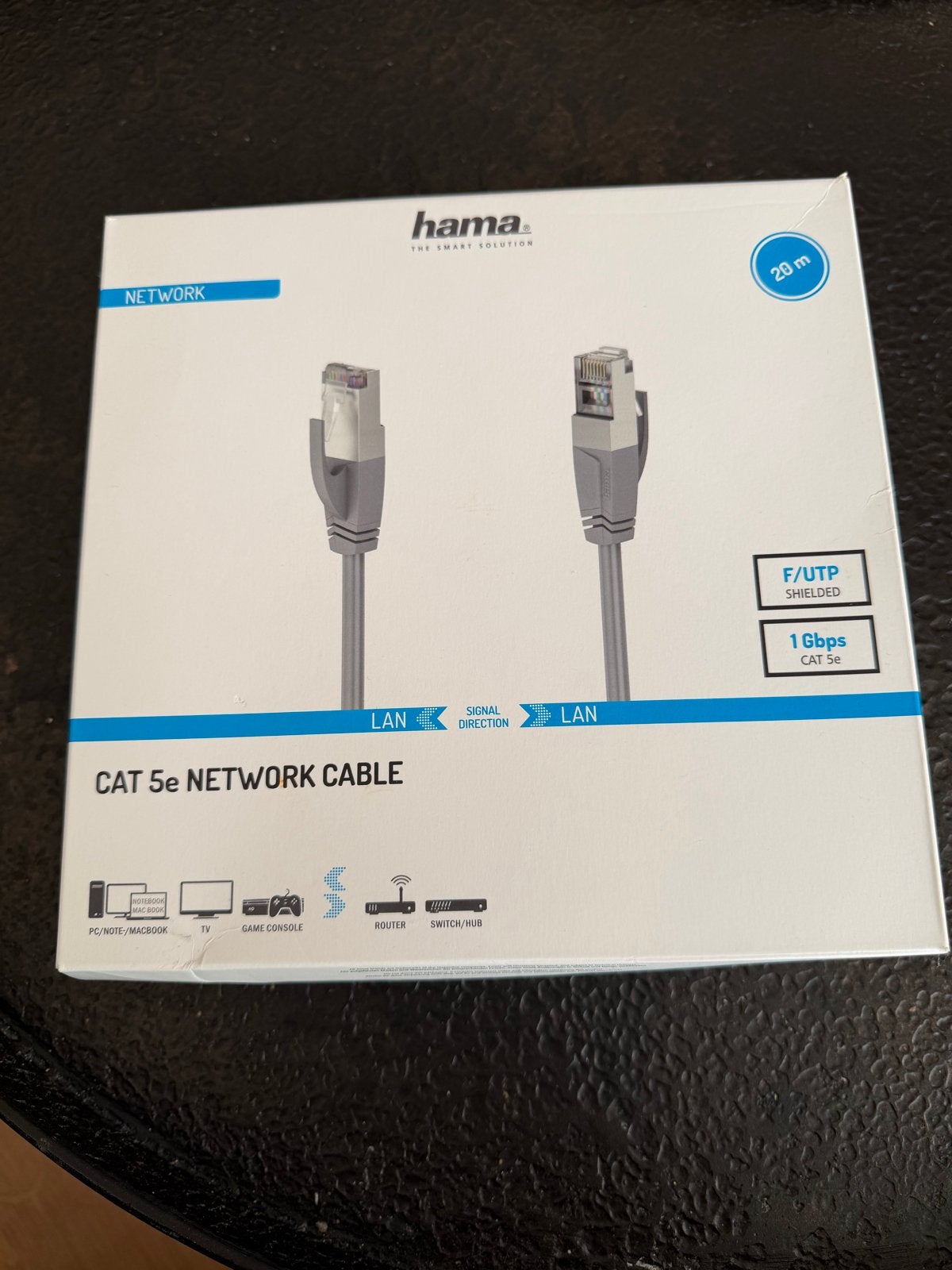 Hama CAT 5e Netwerkkabel F/UTP - 20m, Ophalen of Verzenden, Nieuw