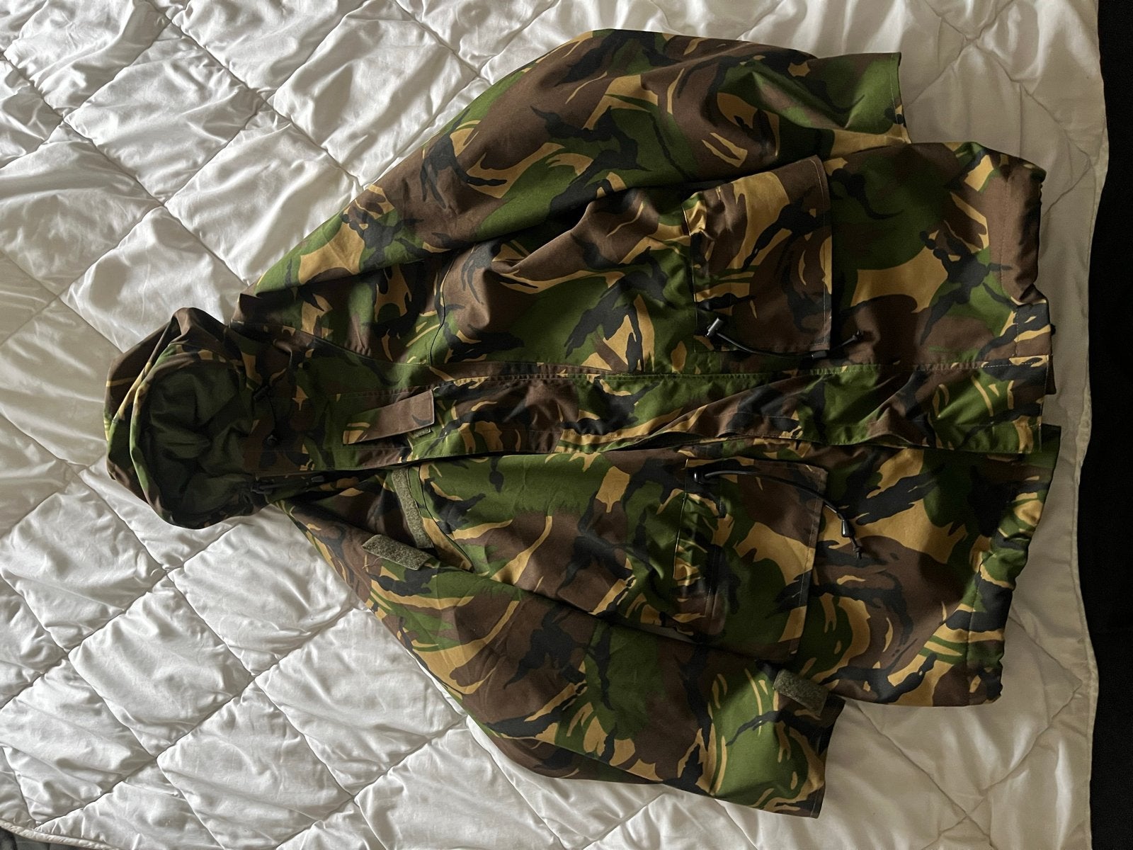 Militair camouflage jack - Woodland patroon, Ophalen of Verzenden, Zo goed als nieuw, Maat 48/50 (M), Meerkleurig