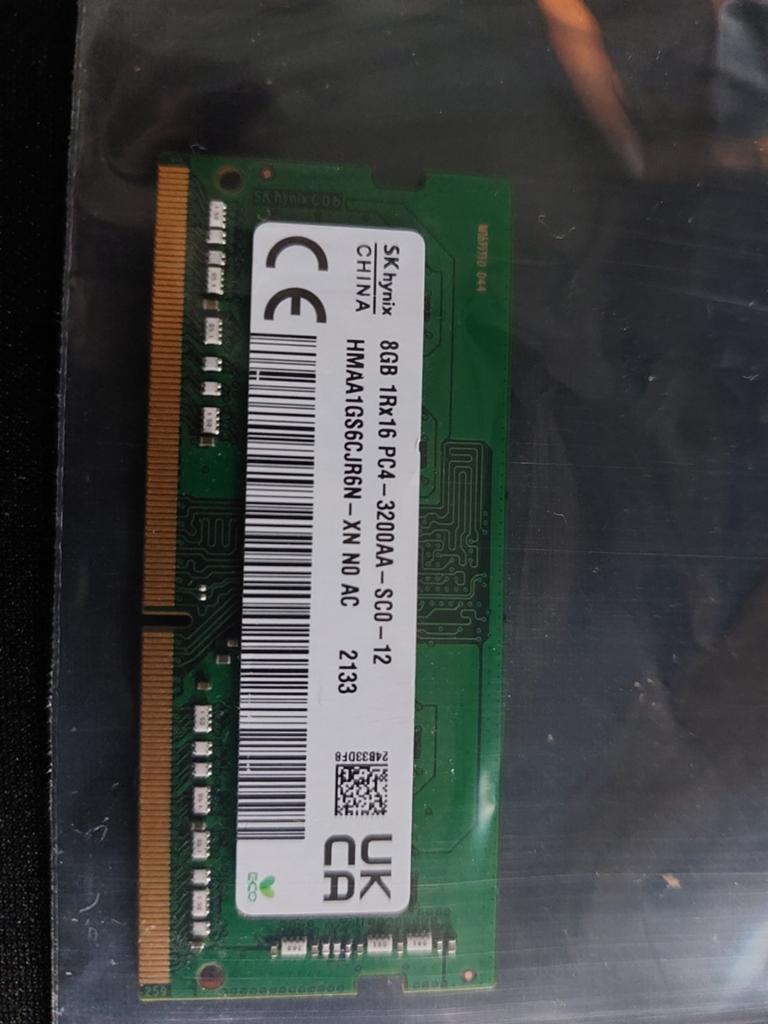 SK Hynix 8GB DDR4 3200AA Laptop RAM, Computers en Software, RAM geheugen, Ophalen of Verzenden, DDR4, Laptop