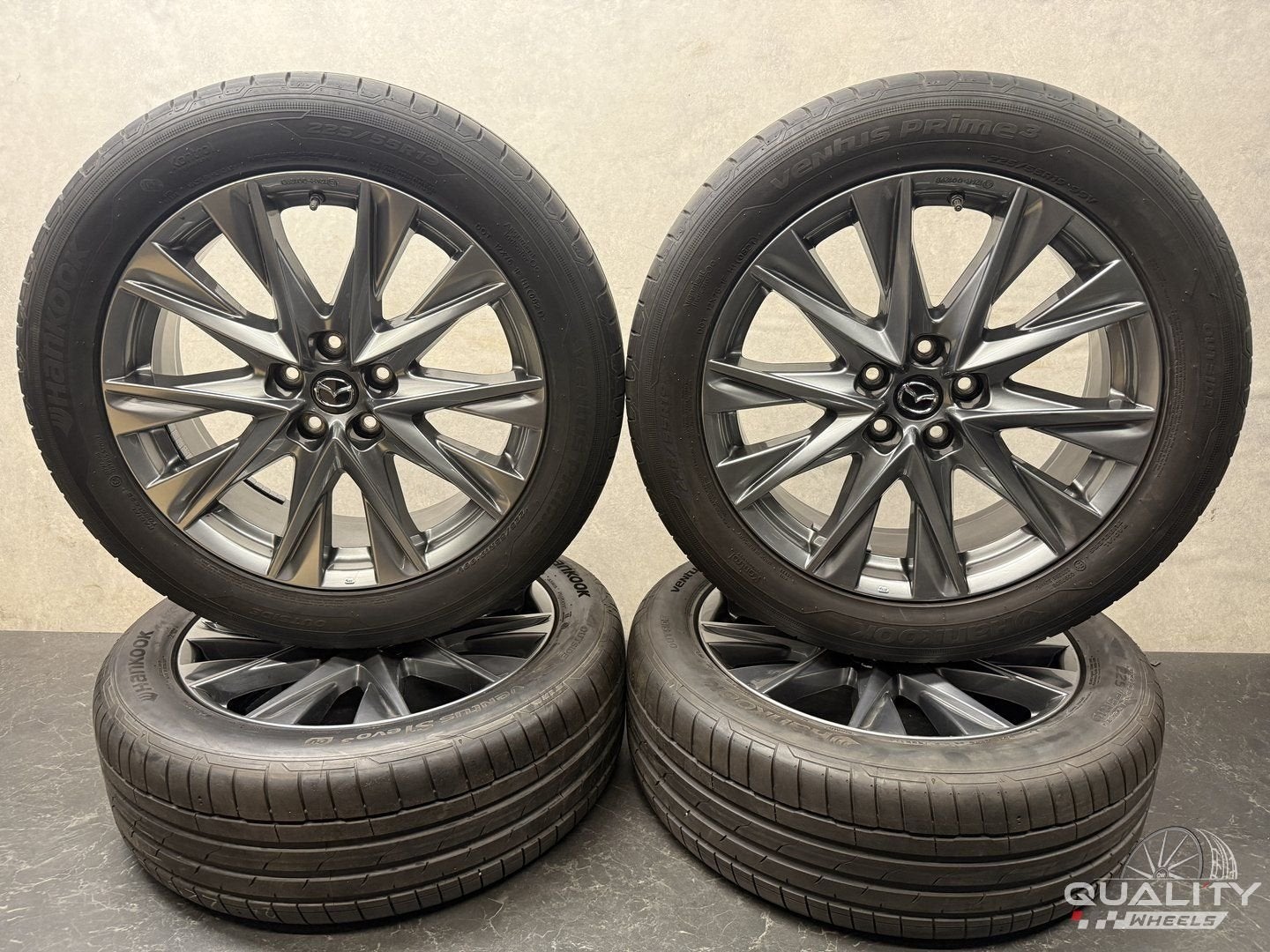 5x114,3 19 inch Mazda CX-5 Velgen + Banden 225/55/19 225/55R, 19 inch, Gebruikt, -, -