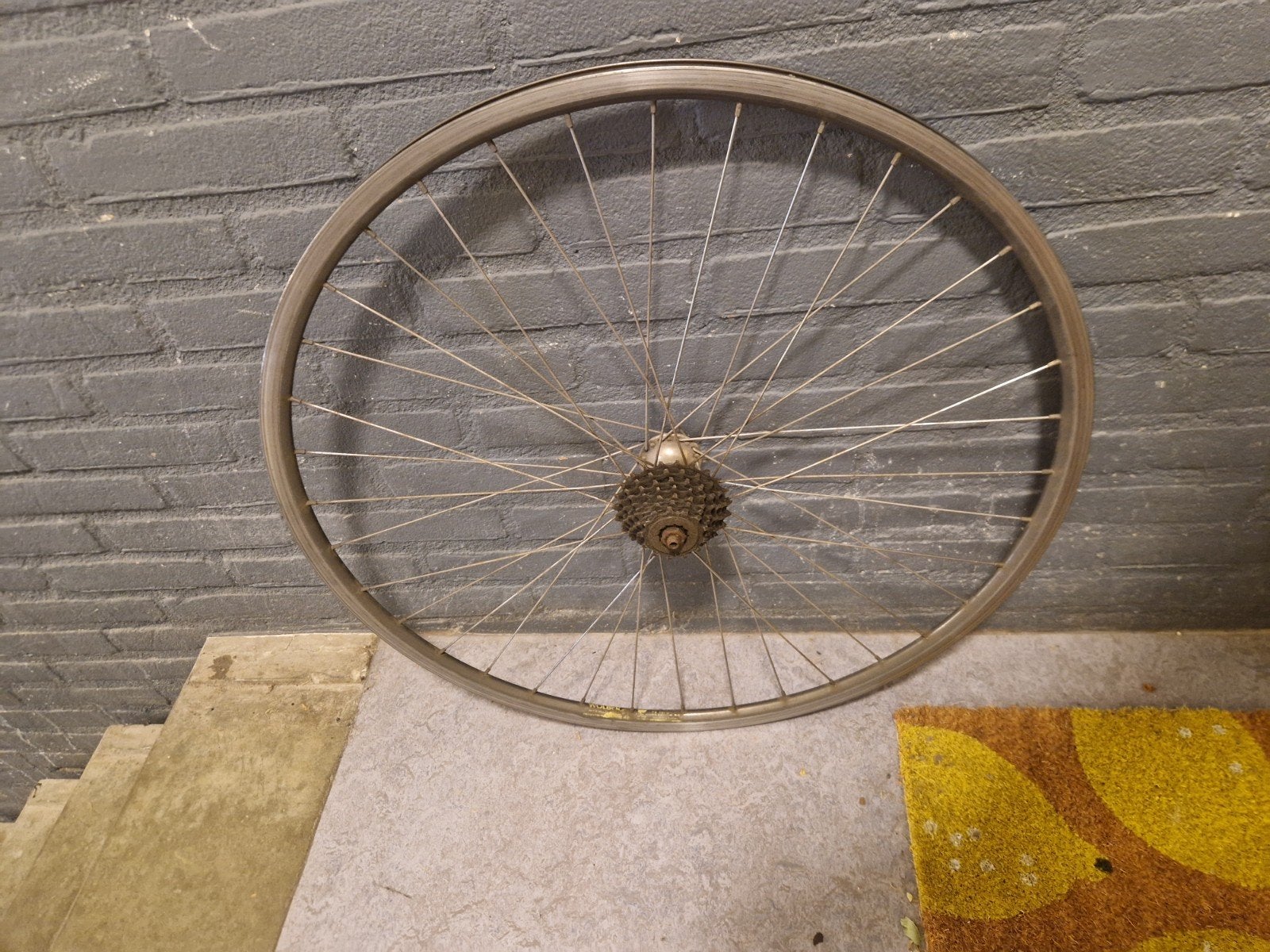 Racefiets achterwiel Shimano600, Wolber TX Prof velg, Fietsen en Brommers, Gebruikt, Wolber, Aluminium, Racefiets