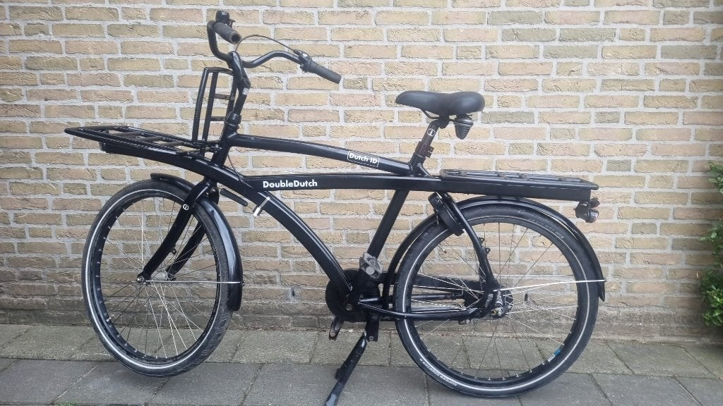 DOUBLE DUTCH Transportfiets 3 Versnellingen 26 inch, Terugtraprem, Gebruikt, Versnellingen, 53 tot 57 cm