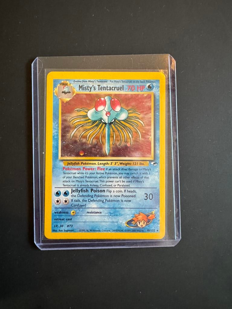 Misty’s tentacruel holo 10/132, Ophalen of Verzenden, Zo goed als nieuw