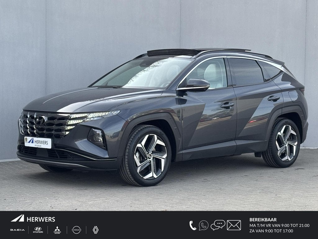 Hyundai Tucson 1.6 T-GDI HEV 230pk Premium Sky / Dealer onde, Auto's, Hyundai, Gebruikt, Euro 6, 4 cilinders, 1650 kg