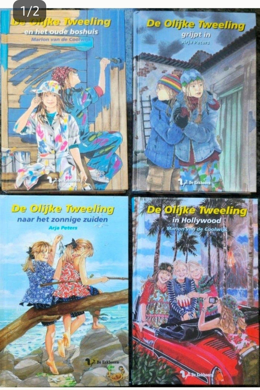 De olijke tweeling 6 boeken, Boeken, Ophalen of Verzenden, Zo goed als nieuw