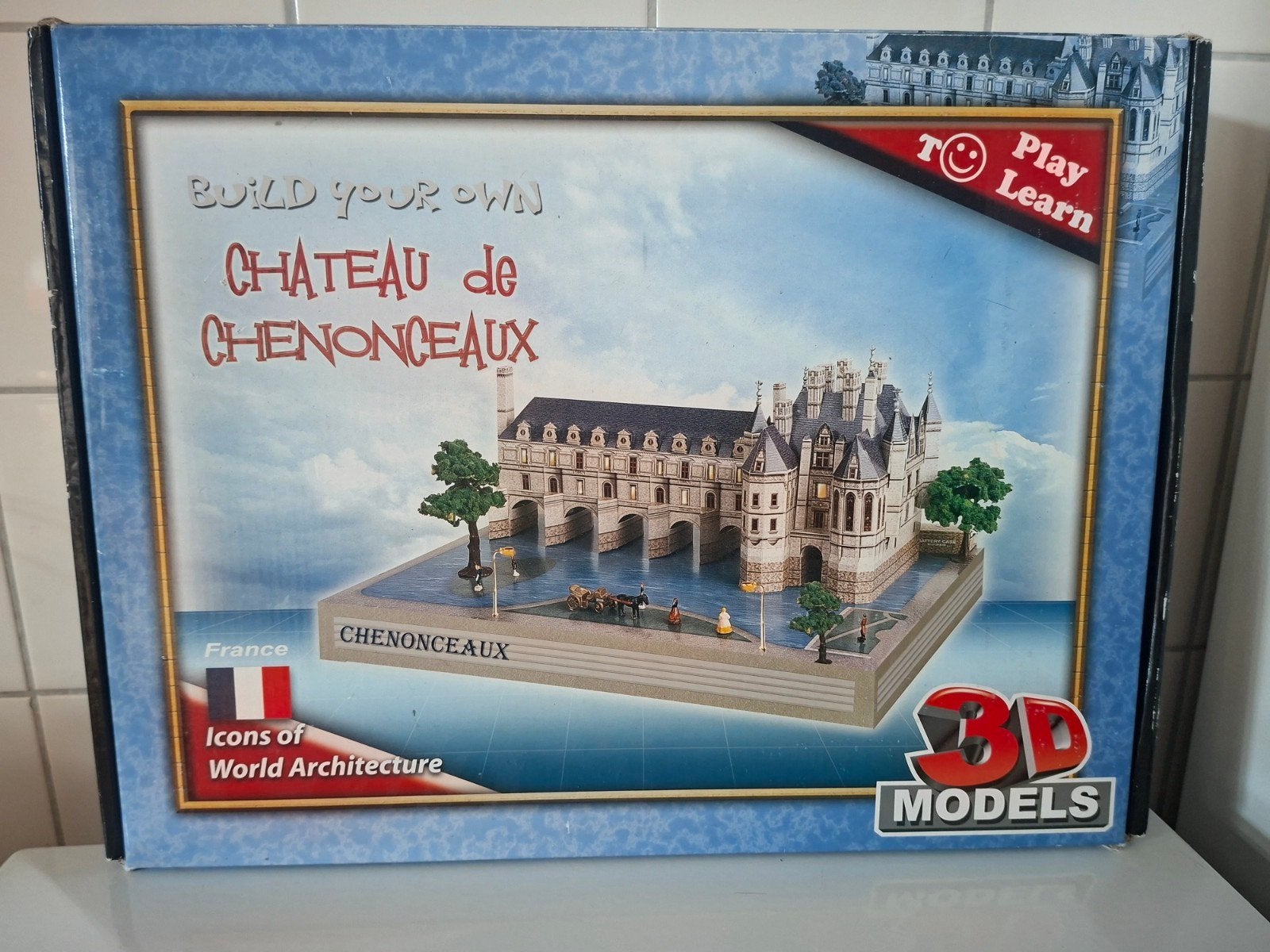 3D Model Kasteel van Chenonceaux - Bouwpakket, Ophalen of Verzenden, Nieuw, 1:50 of kleiner, Diorama