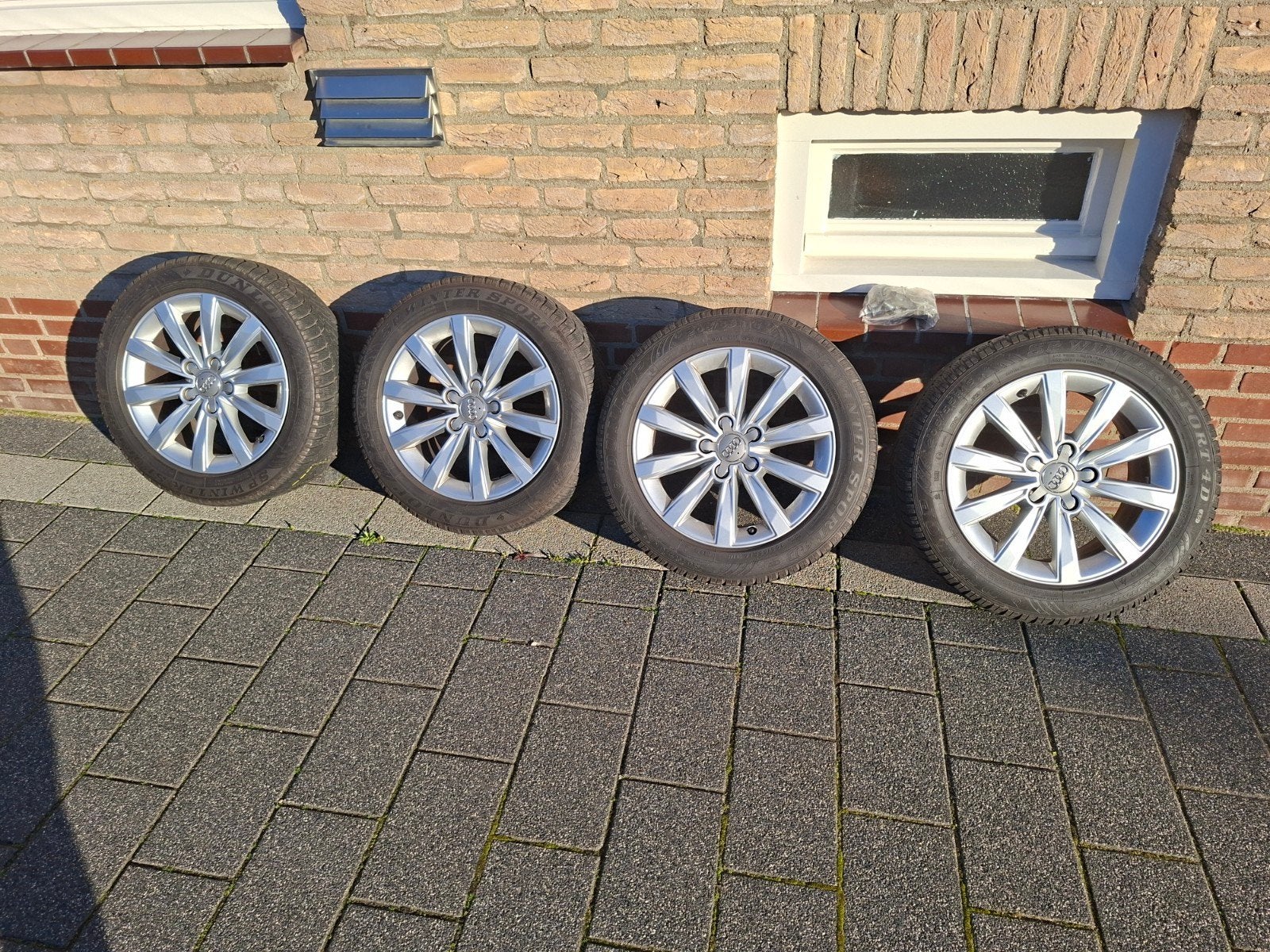 16inch audi velgen 5x112, Auto diversen, Wieldoppen, Ophalen