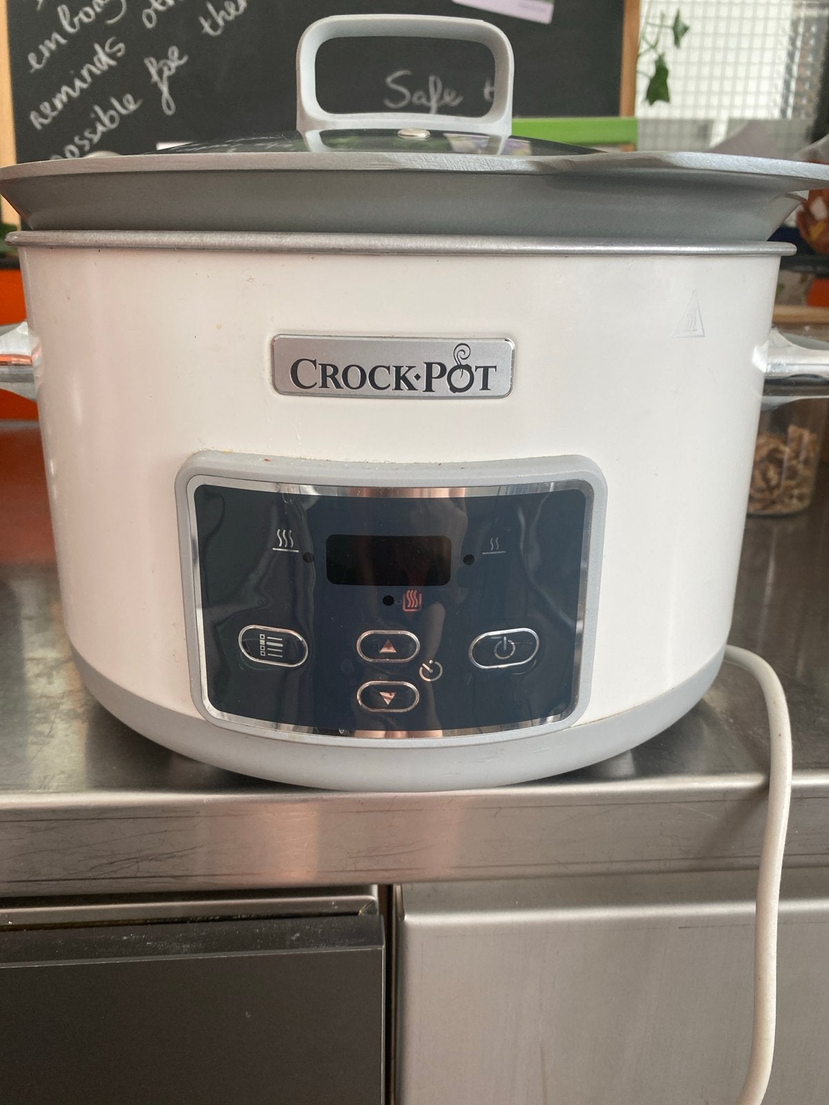 Crock-Pot Slowcooker - Werkt prima ondanks krassen, Ophalen, Gebruikt