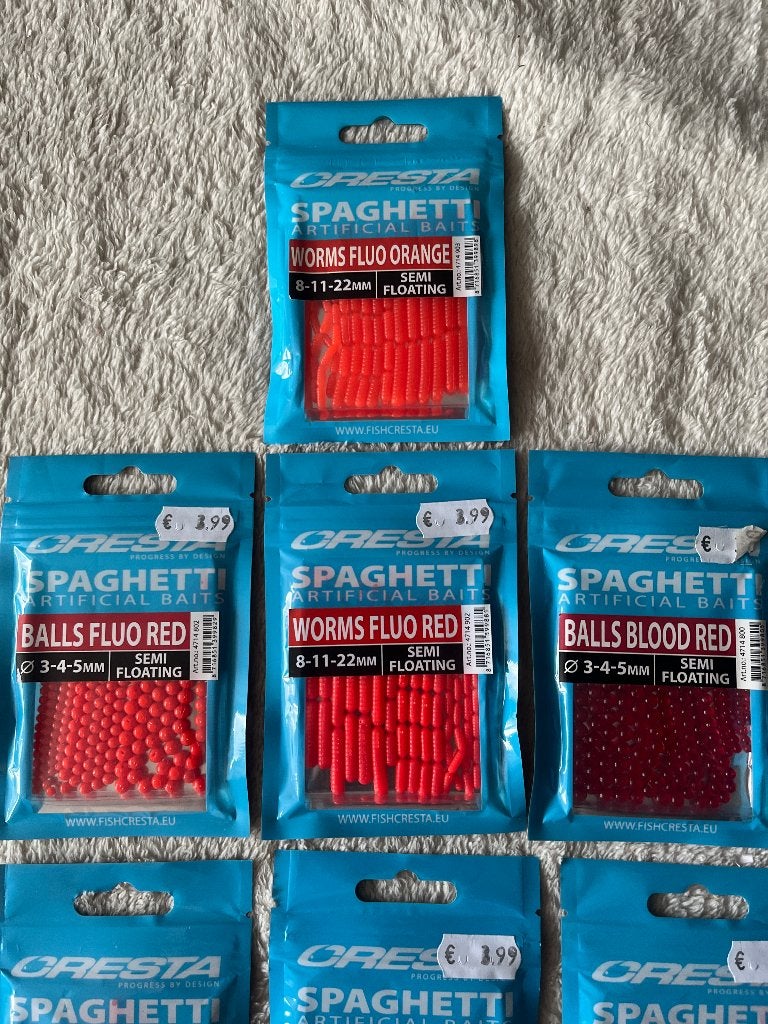adv 196 / NIEUW mixset 7 pakjes imitatieaas CRESTA, Ophalen of Verzenden, Nieuw, Overige typen