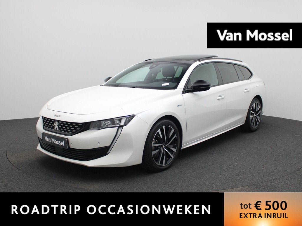Peugeot 508 SW 1.6 Hybrid 225 e-EAT8 GT Pack | Panoramadak |, Auto's, Peugeot, 12 maanden, Stof, Gebruikt, 4 cilinders