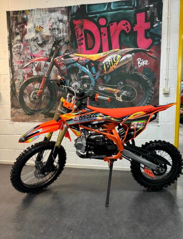 NIEUW! Ultra Moto Pitbike 125cc crossmotor 2026, Ophalen, 125 cc, Schijfrem, Pitbike