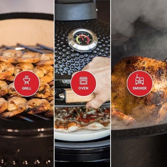 Keramische Kamado BBQ – BBQ Grill – Barbecue Smoker, Corvance B.V., Verzenden, Nieuw, Corvancebol@gmail.com