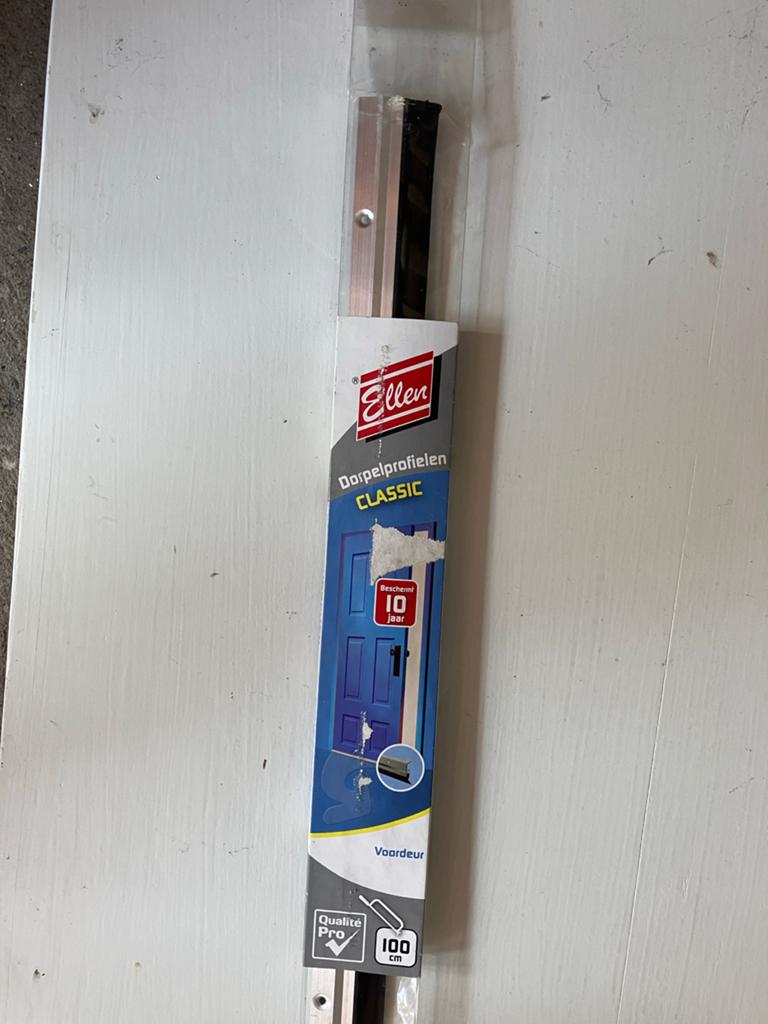 Dorpelprofiel met tochtstrip - Ellen Classic 100 cm, Ophalen, 80 tot 100 cm, Overige typen, Minder dan 200 cm