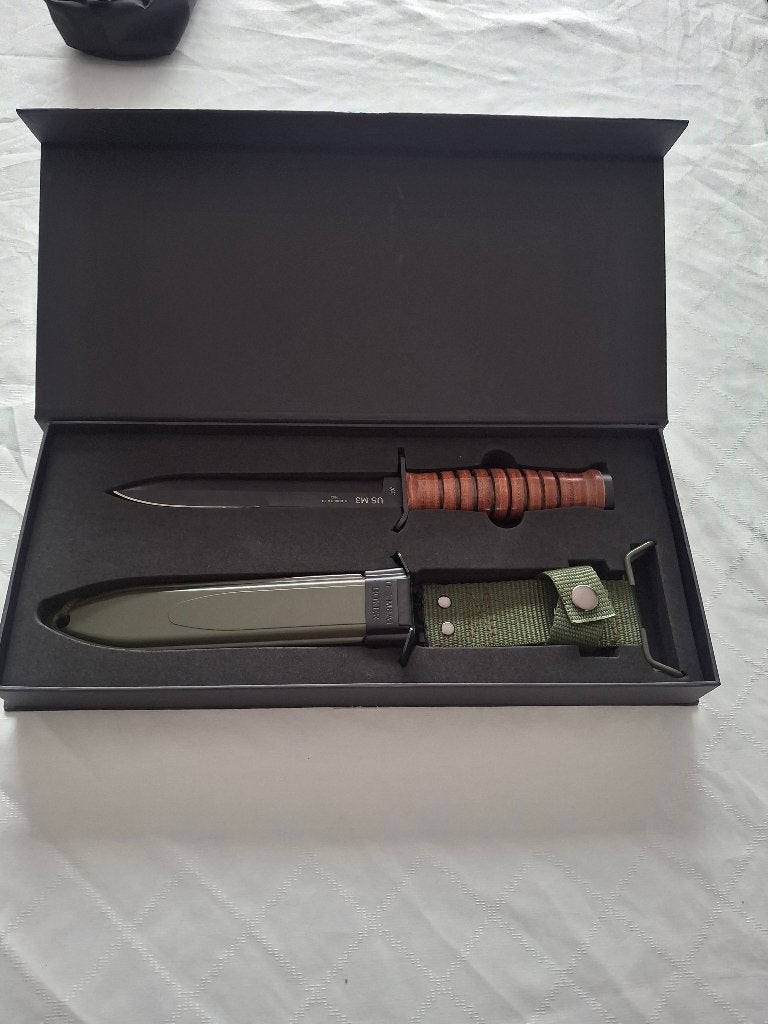 H. Boker M3 Mes replica, Ophalen of Verzenden, Landmacht, Amerika, Mes of Dolk