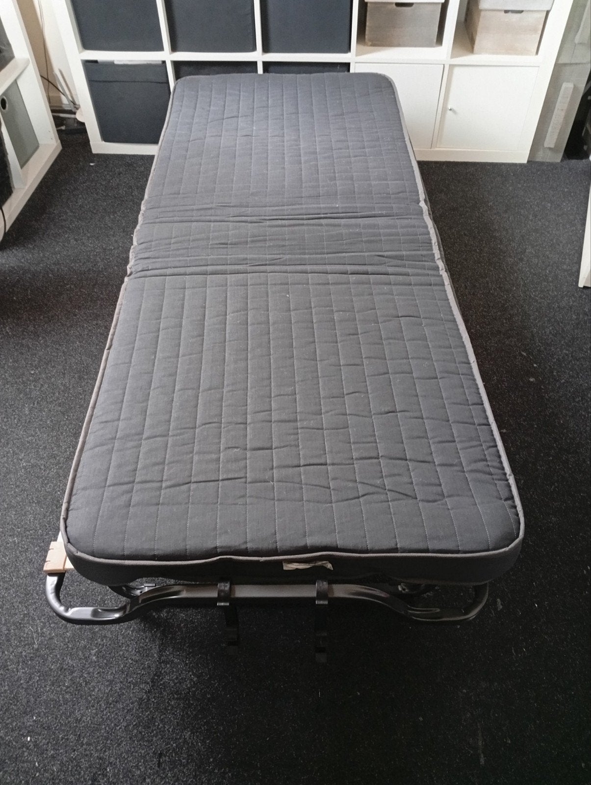 opklapbed inklapbaar bed te koop, Eenpersoons, Ophalen of Verzenden, Zo goed als nieuw, 80 cm