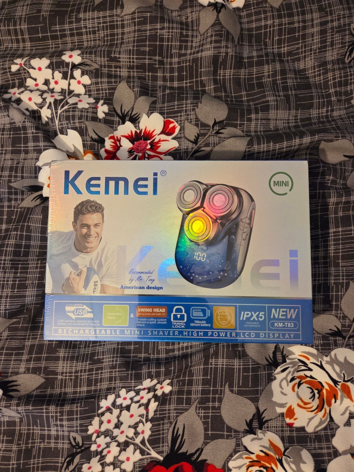Kemei Professionele Oplaadbare Mini Scheerapparaat Nieuw, Ophalen of Verzenden, Nieuw, Scheren en Epileren